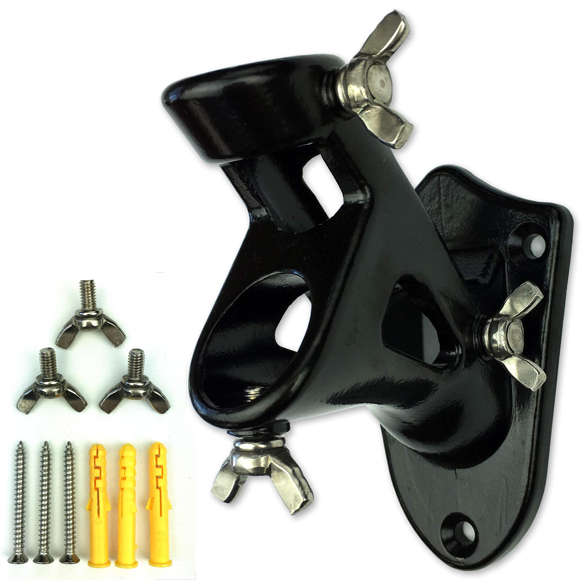 InstaPatriot™ American Flag, Flagpole & Titan™ Bracket Kit - Black - Image 7